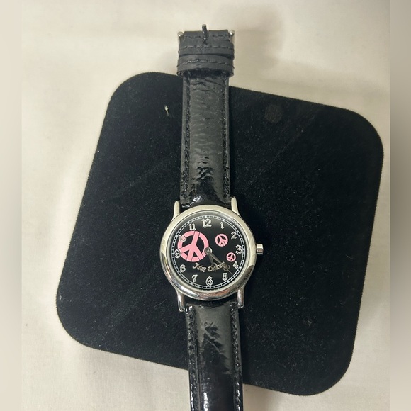 Vintage Y2K Juicy Couture Peace Sign Watch - Picture 1 of 5